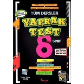 Seans Yayınları 8. Sınıf Tüm Dersler Yaprak Test