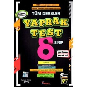 Seans Yayınları 8. Sınıf Tüm Dersler Yaprak Test