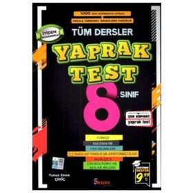 Seans Yayınları 8. Sınıf Tüm Dersler Yaprak Test
