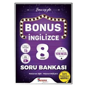 Seans Yayınları Bonus 8.Sınıf İngilizce Soru Bankası