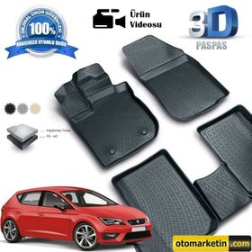 Seat 2013-2020 Leon 3d Havuzlu Paspas