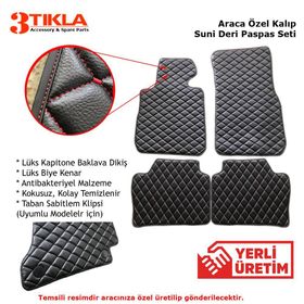 Seat Altea Havuzlu Paspas Kauçuk Siyah