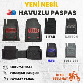 Seat Altea Havuzlu Paspas Kauçuk Siyah
