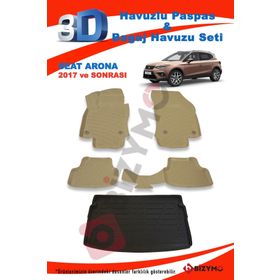 Seat Arona 2017 ve Sonrası Paspas ve Bagaj Havuzu