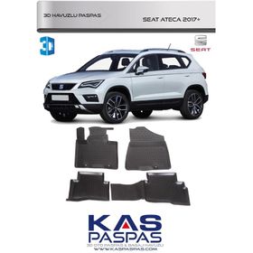 Seat Ateca 2017 Model 3D Havuzlu Paspas