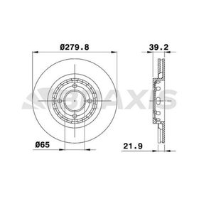 Seat Cordoba 1998/1999 1.4cc Düz Ön Fren Diski