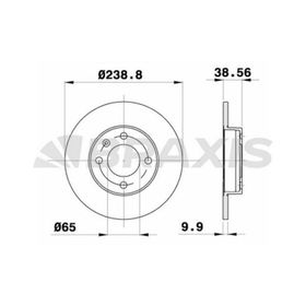 Seat Cordoba 1998/1999 1.4cc Düz Ön Fren Diski