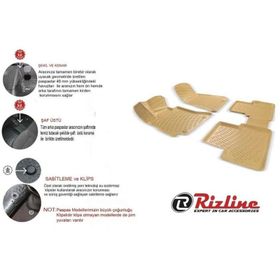 Seat İbiza 2002-2008 Premium 3D Havuzlu Oto Paspas Bizymo