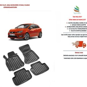 Seat İbiza 2017 3D Havuzlu Paspas