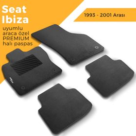 Seat İbıza 3 Oto Paspas 4,5D 2001-2008 Siyah 5 Parça