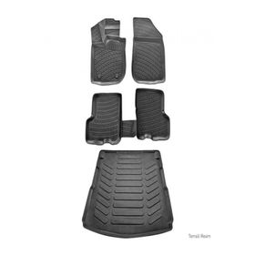 Seat İbıza 4 Oto Paspas 4,5D 2008-2017 Siyah 5 Parça