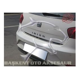 Seat İbiza Formlu 2009-2017 Krom Bagaj Alt Çıtası