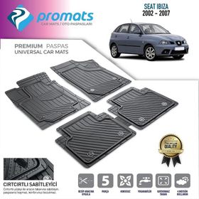 Seat İbiza III 2002-2007 Siyah 3D Araca Özel Havuzlu Paspas