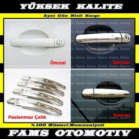 Seat Ibiza Mk3 2002 2008 4 Kapı Krom Kapı Kolu