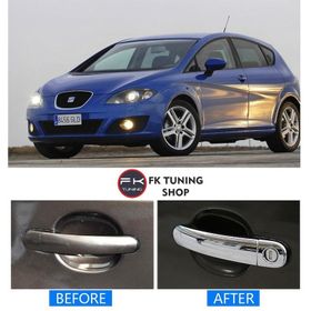 Seat Leon 2 2 Kapı 2006 2012 Paslanmaz Çelik Krom Kapı Kolu