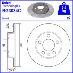 Seat Leon 2005/2012 255x10x65x52 Havalı Arka Fren Diski