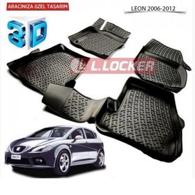 Seat Leon 2006-2012 3D Havuzlu Paspas