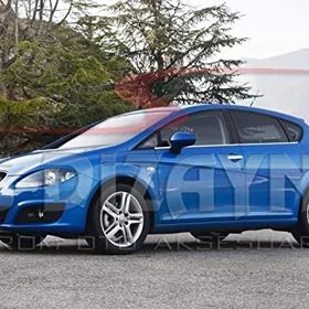 Seat Leon 2006-2012 4 Parça Krom Cam Çıtası