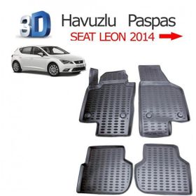 Seat Leon 2013 3D Havuzlu Paspas
