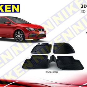 Seat Leon 2013 3D Havuzlu Paspas
