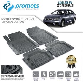 Seat Leon 3 2013+ Premium 4.5D Bej Havuzlu Oto Paspas