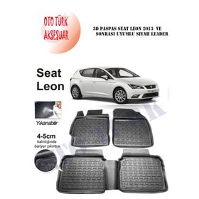 Seat Leon 3 Oto Paspas 4,5D 2013-2019 Siyah 5 Parça