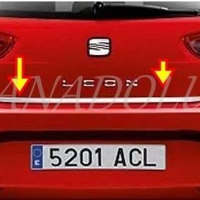 Seat Leon Formlu 2013 Üzeri Krom Bagaj Alt Çıtası