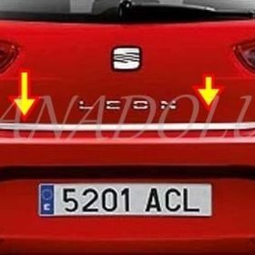 Seat Leon Formlu 2013 Üzeri Krom Bagaj Alt Çıtası