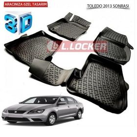 Seat Toledo 2012 Sonrası 3D Havuzlu Paspas