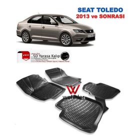 Seat Toledo 2013 Sonrası 3D Havuzlu Paspas