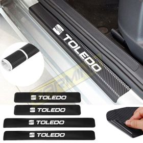 Seat Toledo 4 Adet Karbon Kapı Eşiği Sticker