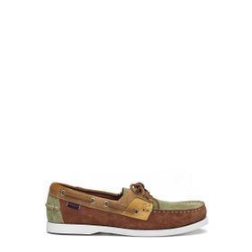 Sebago 711231W Deri Koyu Kahve Yeşil Erkek Günlük Ayakkabı