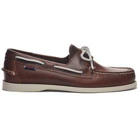 Sebago Docksides Portland Waxed Kahverengi Deri Erkek Günlük Ayakkabı