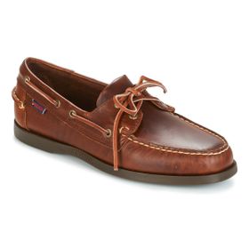 Sebago Docksides Portland Waxed Kahverengi Deri Erkek Günlük Ayakkabı