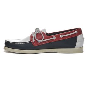 Sebago Portland Spinnaker Lacivert /Kırmızı Beyaz Erkek Deri Ayakkabı