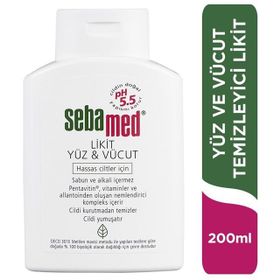 Sebamed 200 ml Likit Yüz Vücut Temizleyici