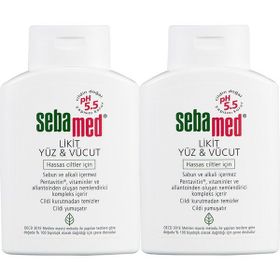 Sebamed 2x200 ml Likit Yüz Vücut Temizleyici