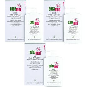 Sebamed 3x1000 ml Yüz ve Vücut Temizleyici Likit