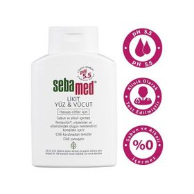 Sebamed 3x200 ml Likit Yüz Vücut Temizleyici