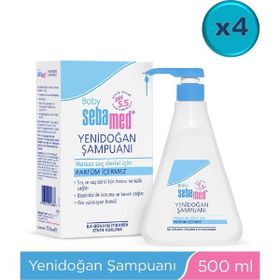 Sebamed 4x500 ml Yenidoğan Bebek Şampuanı