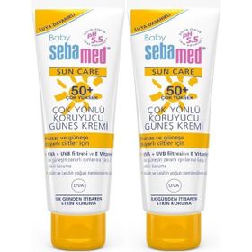 Sebamed Baby Sun Care 75 ml 50+ Çok Yüksek Faktör 2 Adet Çocuk Güneş Kremi
