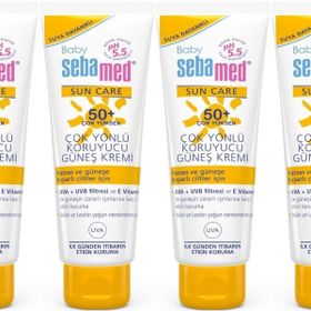Sebamed Baby Sun Care 75 ml 50+ Çok Yüksek Faktör 4 Adet Çocuk Güneş Kremi
