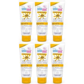 Sebamed Baby Sun Care 75 ml 50+ Çok Yüksek Faktör 6 Adet Çocuk Güneş Kremi