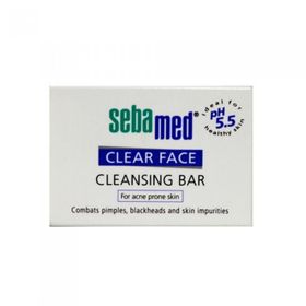 Sebamed Clear Face Cleansing Bar Akneli Cilt Tipleri için 20 gr Temizleyici Bar