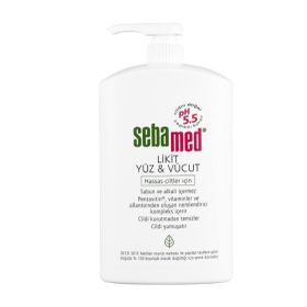 Sebamed Hassas Ciltler 1000 ml İçin Likit Yüz ve Vücut Temizleyici