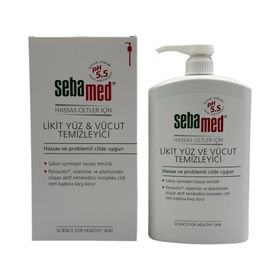 Sebamed Hassas Ciltler 1000 ml İçin Likit Yüz ve Vücut Temizleyici