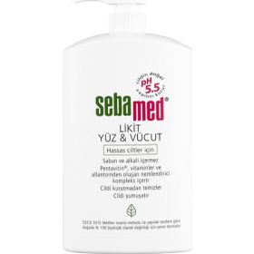 Sebamed Hassas Ciltler 1000 ml İçin Likit Yüz ve Vücut Temizleyici