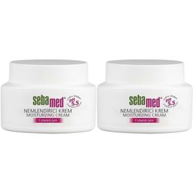 Sebamed Hassas Ciltler İçin E Vitaminli Su Bazlı Yağsız 2x75 ml Nemlendirici Yüz Bakım Kremi