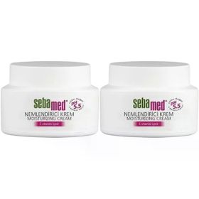 Sebamed Hassas Ciltler İçin E Vitaminli Su Bazlı Yağsız 2x75 ml Nemlendirici Yüz Bakım Kremi