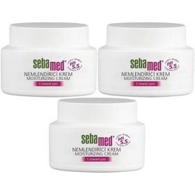 Sebamed Hassas Ciltler İçin E Vitaminli Su Bazlı Yağsız 3x75 ml Nemlendirici Yüz Bakım Kremi